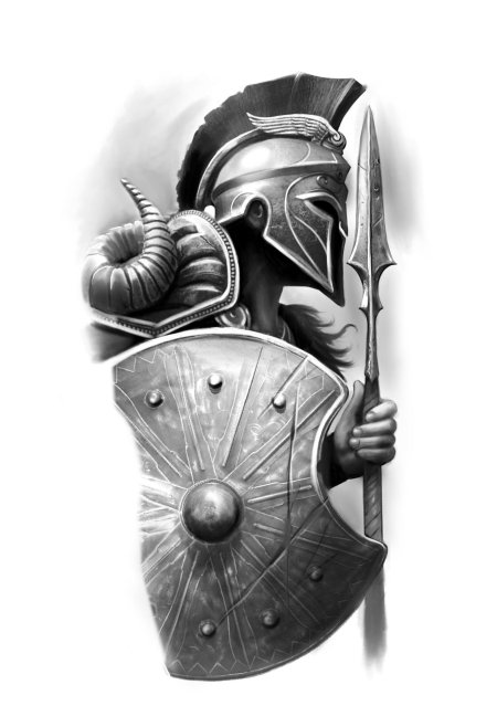 Татуировка воин