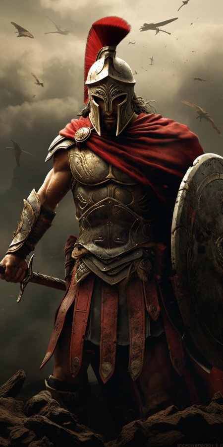 Спартанские воины