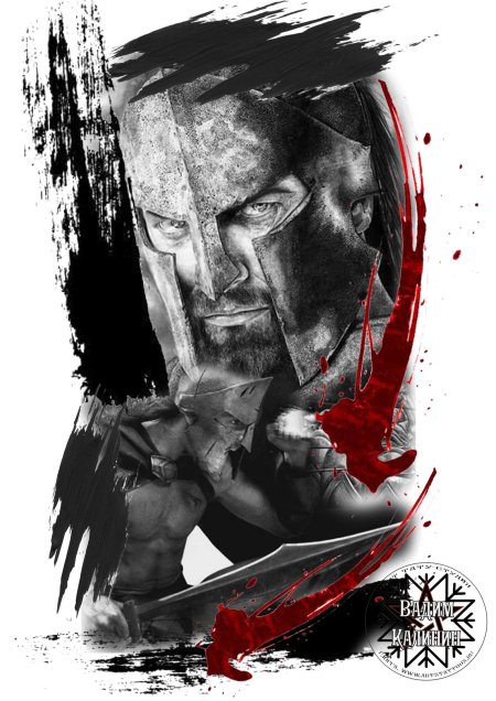 Тату леонид 300 спартанцев