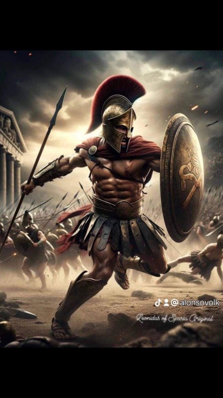 Спартанские воины