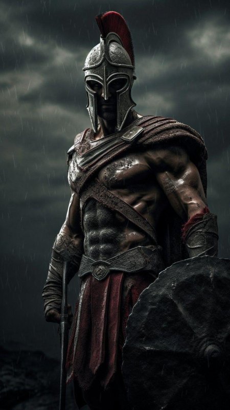 Спартанец воин