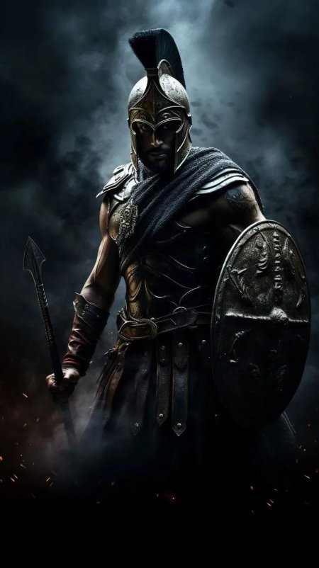 Спартанские воины