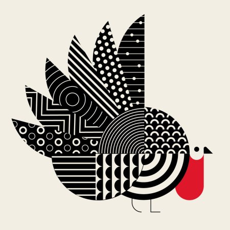 Стилизованная птица