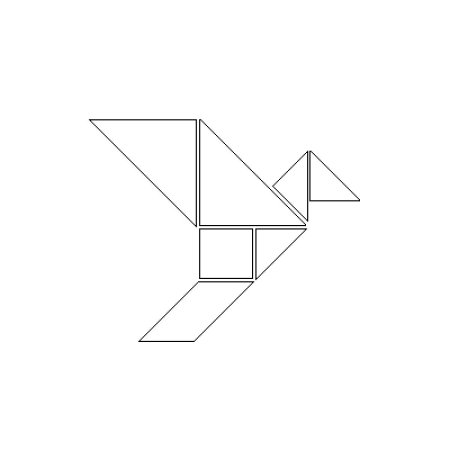 Фигуры танграм для дошкольников