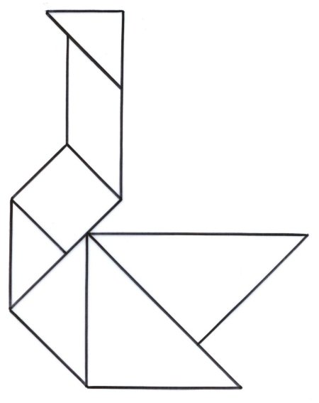 Головоломка пифагора танграм