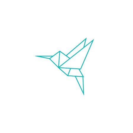 Птица оригами