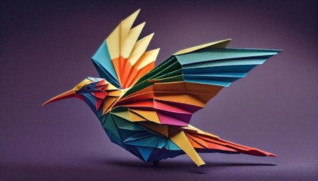 Колибри оригами