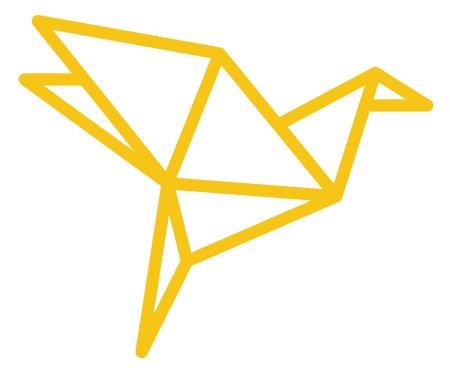 Птичка оригами