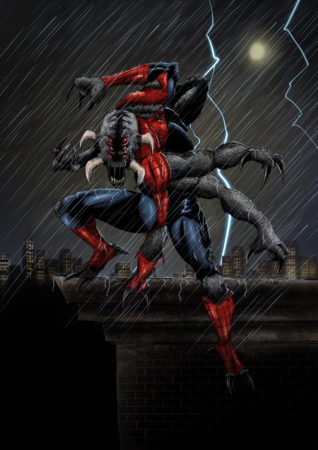 Человек паук против венома