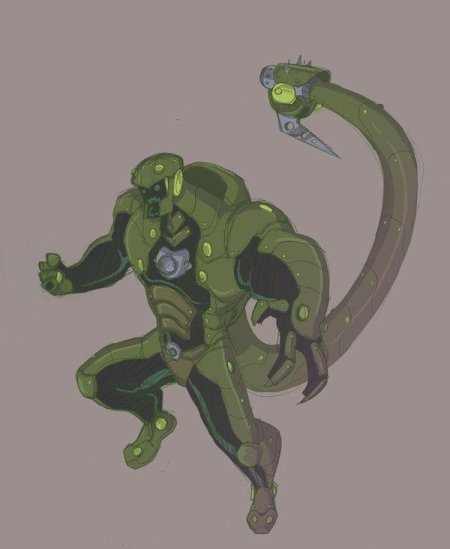 Скорпион концепт арт марвел