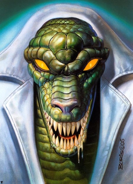 Ящер марвел арт