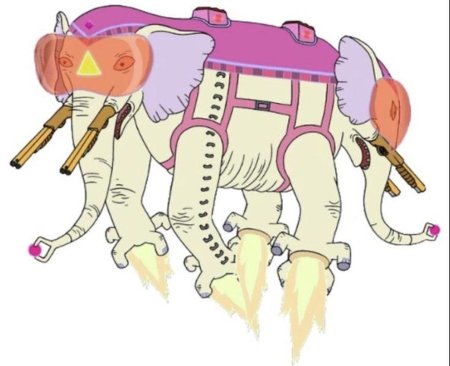 Двойной телепатический боевой слон