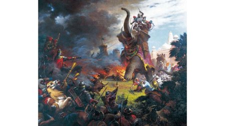 Махабхарата битва при курукшетре