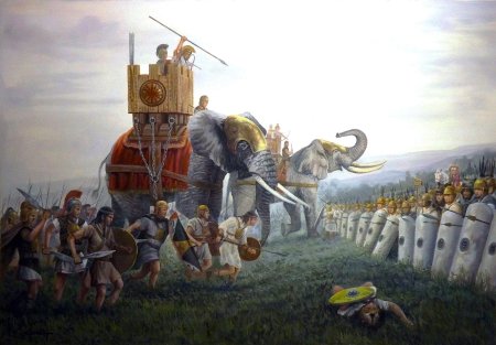 Армия царя пирра боевые слоны