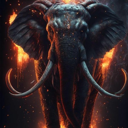 Слон картина