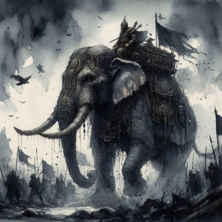 Боевые слоны индии