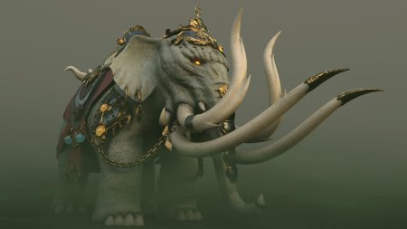 Боевой слон индия