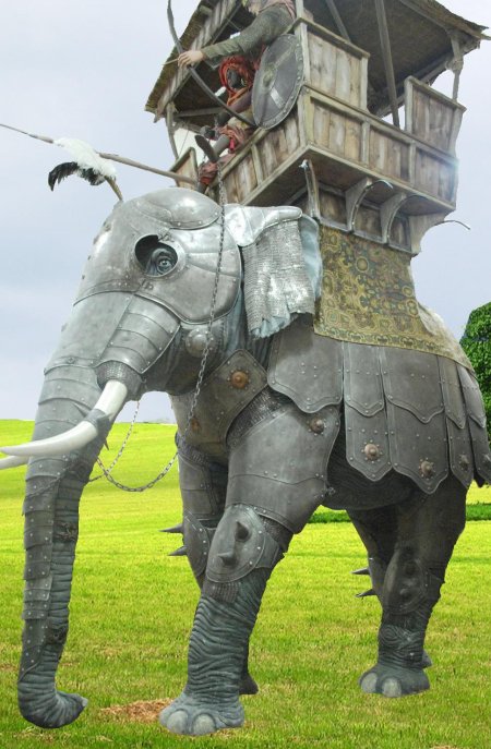 Боевые слоны индии