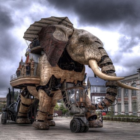 Слон стимпанк нант