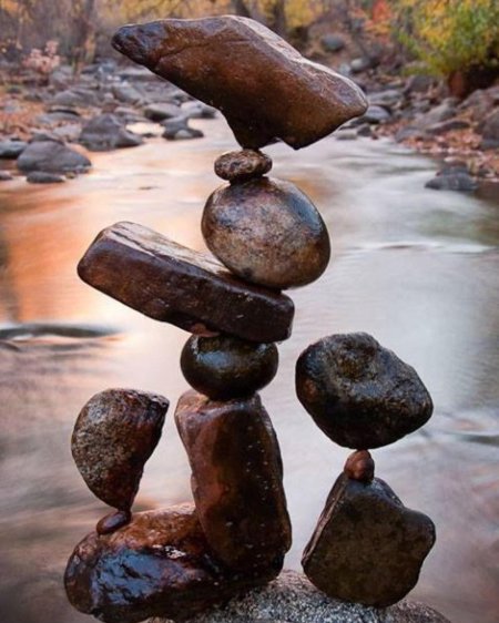 Майкл граб балансирующие камни
