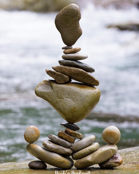 Майкл граб балансирующие камни