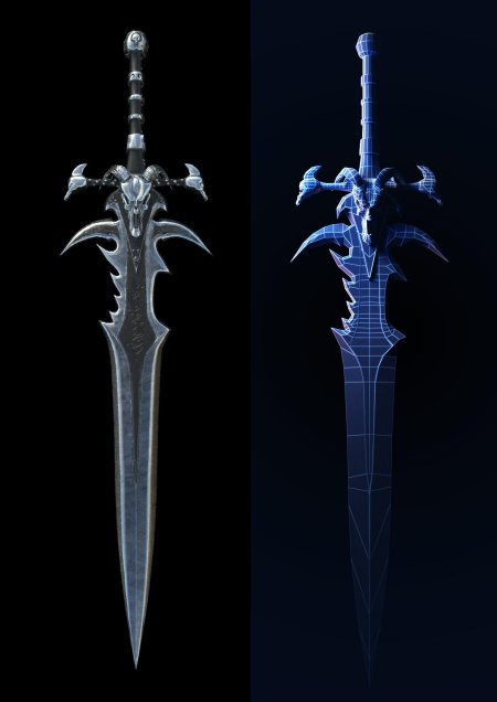 Ледяная скорбь меч