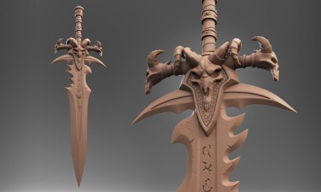 Варкрафт меч ледяная скорбь