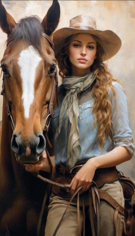 Девушка ковбой