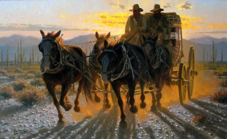 Дилижанс дикий запад