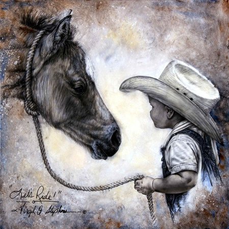 Рисунок ковбоя