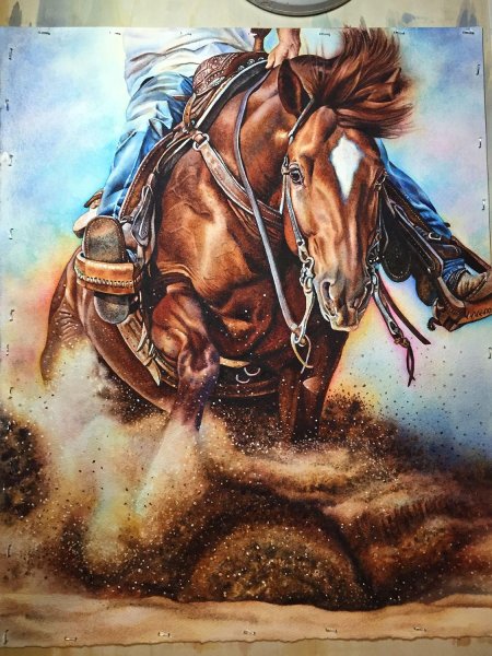 Лошадь ковбоя