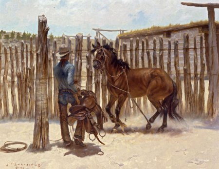 Дикий запад ковбои