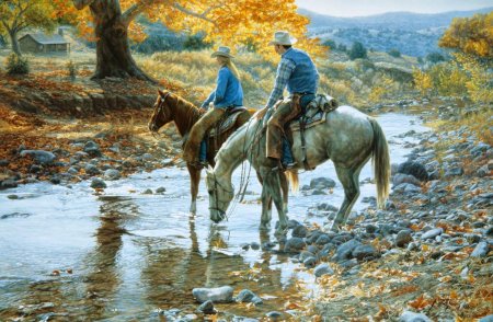 Ковбои на лошадях