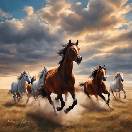 Картины лошадей