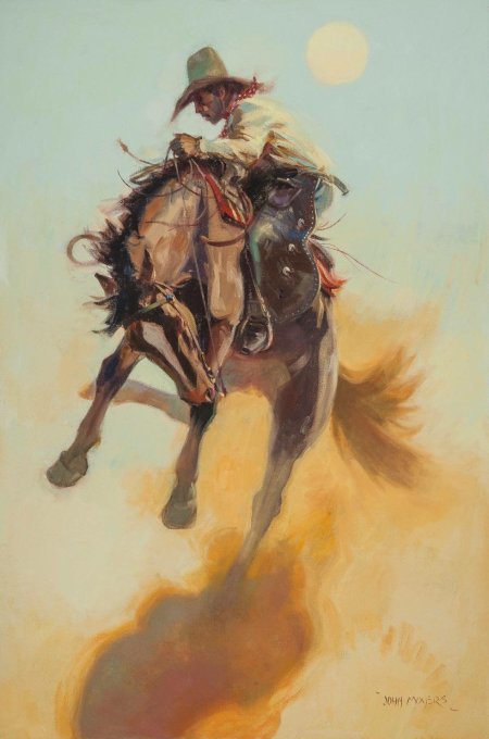 Ковбой на коне