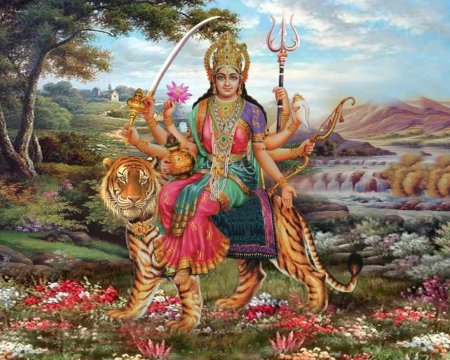 Индийская богиня дурга