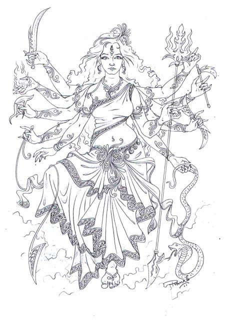 Кали дурга богиня