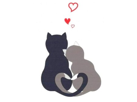 Влюбленные коты
