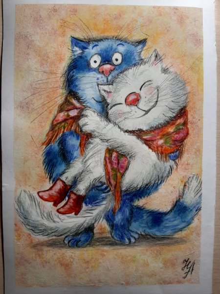 Влюбленный котик