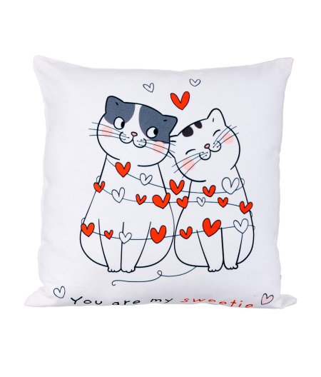 Валентинка с котиками