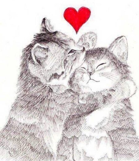 Рисунок любимому