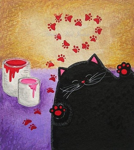 Коты художницы annya djachiachvili