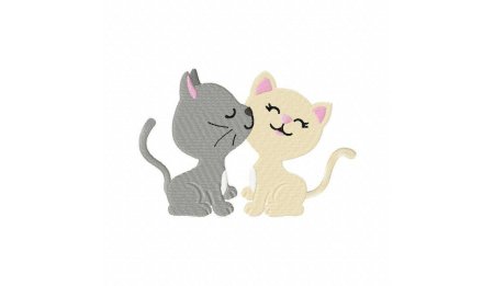 Влюбленные котики