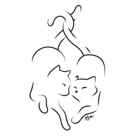 Влюбленные коты