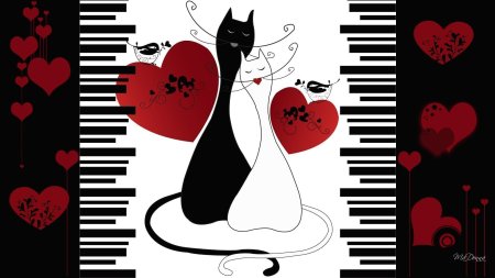 Влюбленные коты