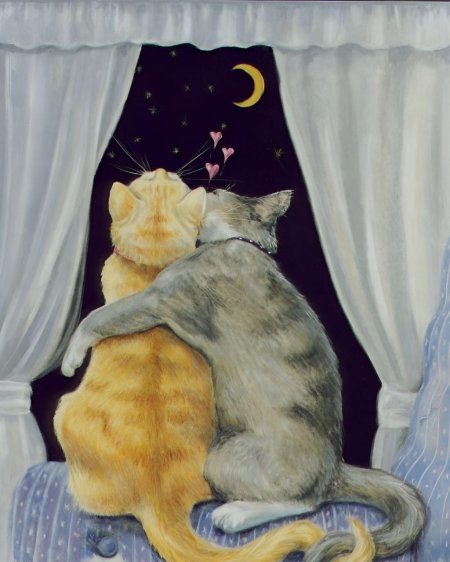 Коты художники джой кэмпбелл