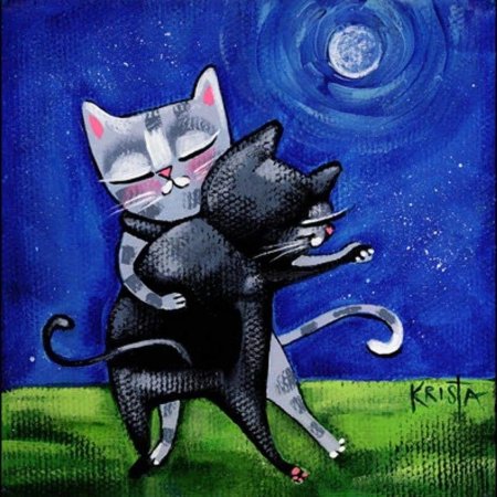 Влюбленные кошки