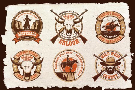 Логотип в стиле дикого запада