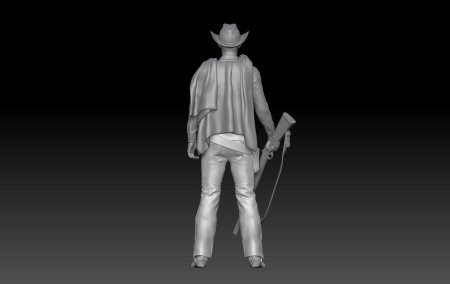 Wild west cowboy gunslinger