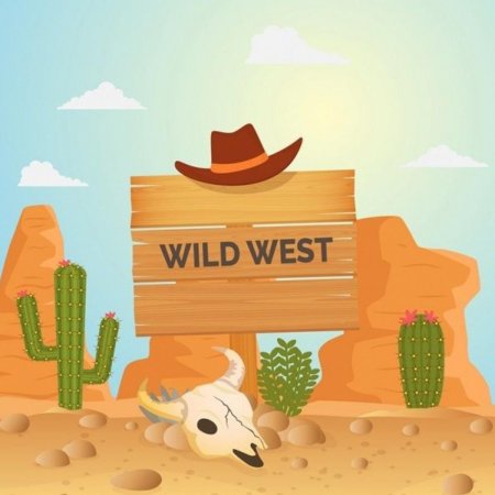 Дикий запад фон